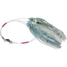 Daisy Chain Leader - Aqua Blue & Black Spec- Marlin, Tuna, Mahi, Sailfish, Whaoo
