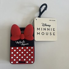 Disney Minnie Mouse W/Phone Case Key Ring NWT 3.3/8" X 2.25"