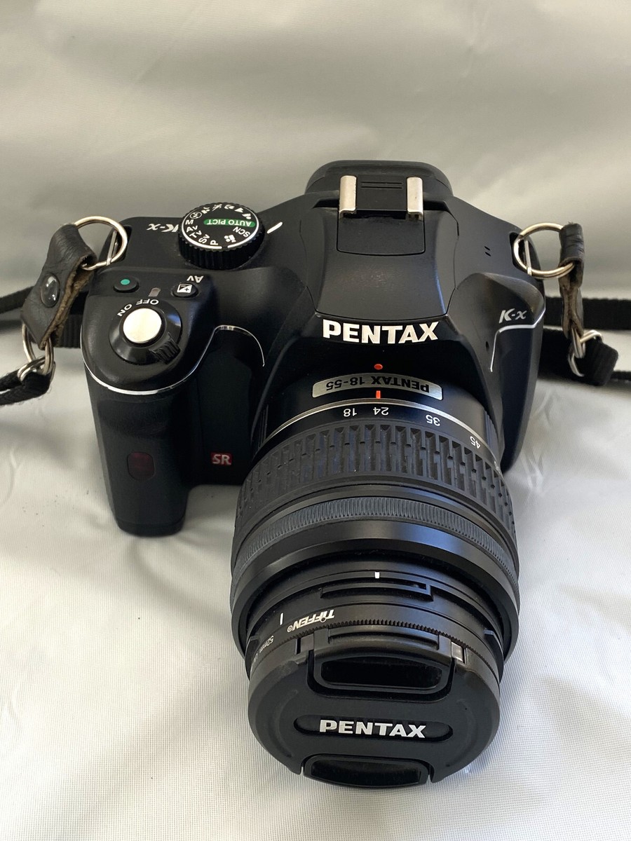 PENTAX KX　1:1.8/55 Pentax K-x Digital SLR Camera & 18-55mm f/3.5-5.6 Lens + 80