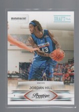 JORDAN HILL 2009-10 PLAYOFF PRESTIGE LIGHT BLUE DRAFT PICK AUTO ROOKIE #158 /50