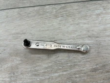 Vintage Craftsman Ratcheting Offset Screwdriver Tool Model No 4119 Two Sided