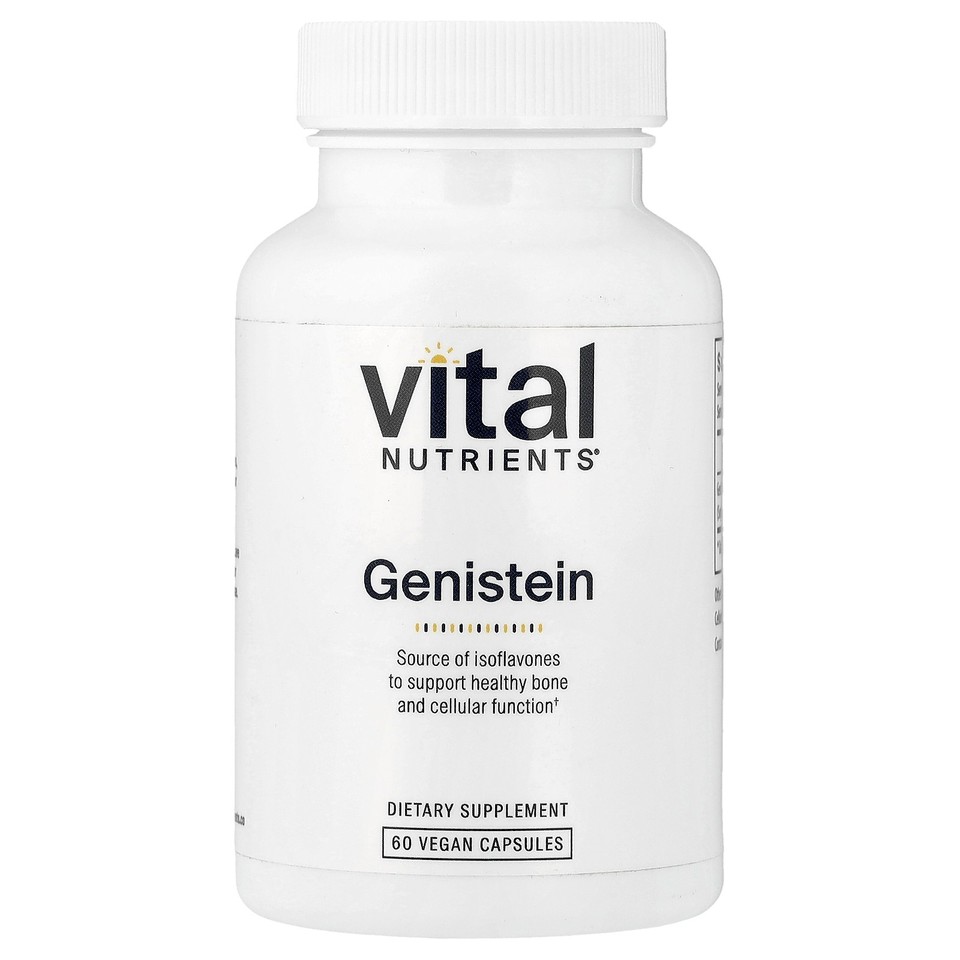 Genistein, 60 Vegan Capsules (125 mg per Capsule)