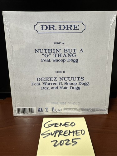 Dr. Dre & Snoop Dogg Nuthin' But A G Thang 7" Vinyl Record 45 Rap Factory Sealed - Bild 2 von 7