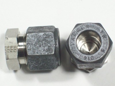 2 - Parker CPI Stainless Steel Caps, 1/2'' OD Tube, 8 PNBZ-SS