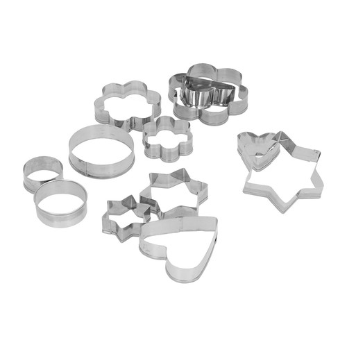 12Pcs Edelstahl Kuchenform DIY Fondant Obst & Gemüse Schneiden Form Für Küche E - Bild 10 von 24