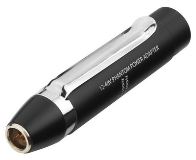Robuster Phantomspeiseadapter MA-500 von JTS mit  4-pol Mini XLR auf 3-pol XLR