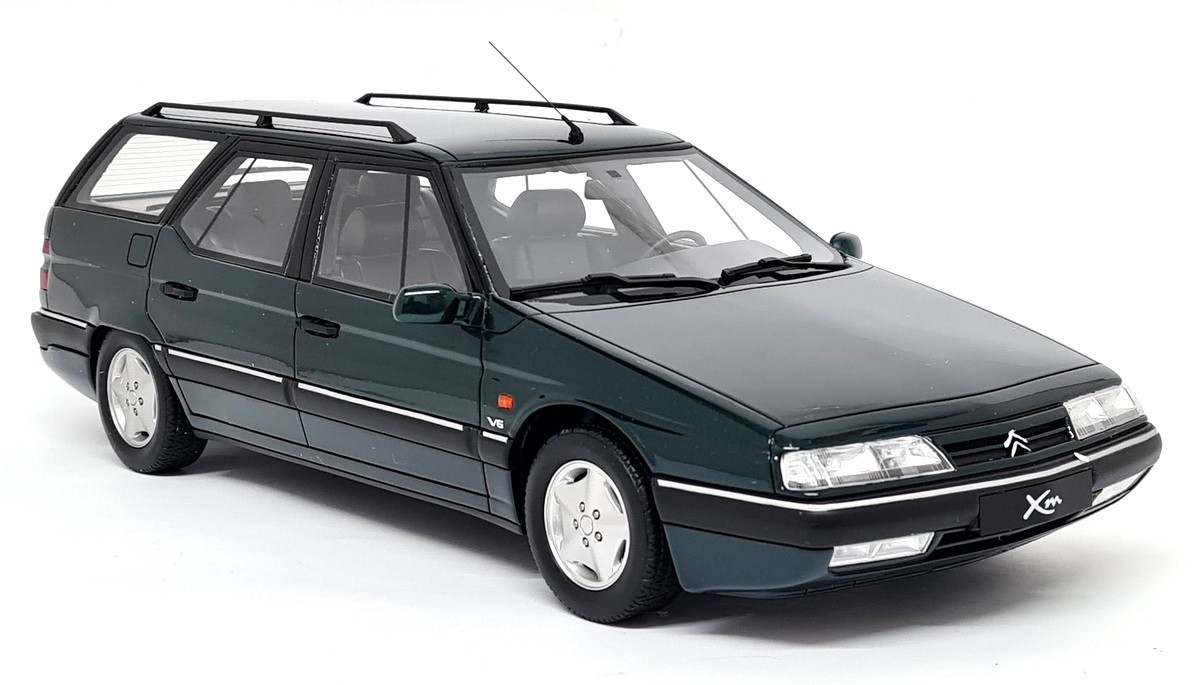Otto 1/18 - Citroen XM Break 3.0 V6 24V Green 1998 Scale Resin Model Car