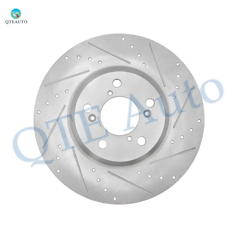 Rotores de freno delanteros perforados de 329,8 mm para rueda de 5 pernos Honda Pilot 2009-2015 Foto 4 de 4