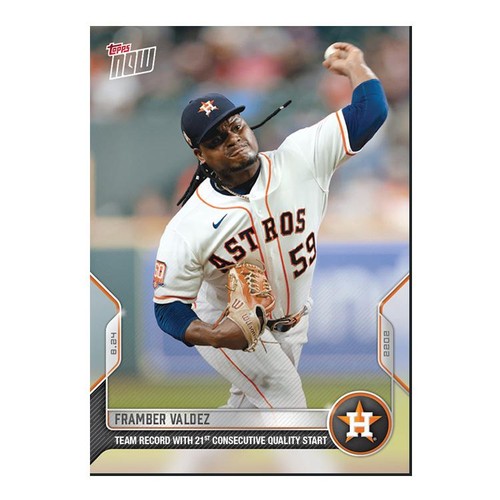 2022 Topps Now 774 Framber Valdez