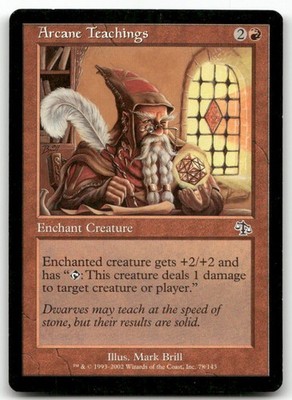 Arcane Teachings #78 (MP) Judgment JUD Magic MTG