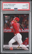 2018 TOPPS NOW #32 SHOHEI OHTANI PSA 10