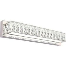Modern Bathroom Light Fixtures - LED Vanity Lights for Bathroom 18W - Crystal...