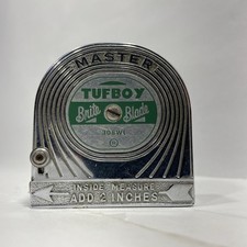 TUFBOY NO 308WL Tape Measure MCM Vintage Tool Master Rule NY 8ft