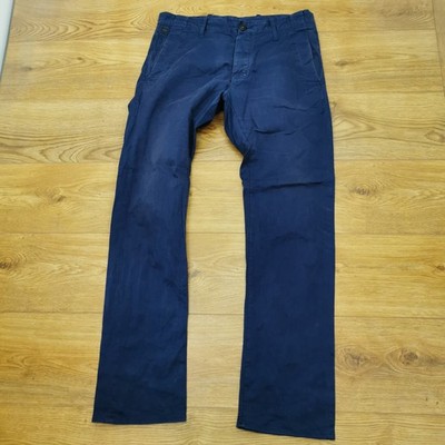 G Star Correct Bronson Chino Hose Herren W36 L34 Blau Slim Fit Stretch