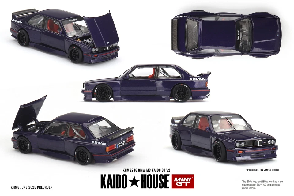 TRUESCALE MINIATURES MINI GT 1/64 BMW M3 KAIDO GT V2 KHMG216