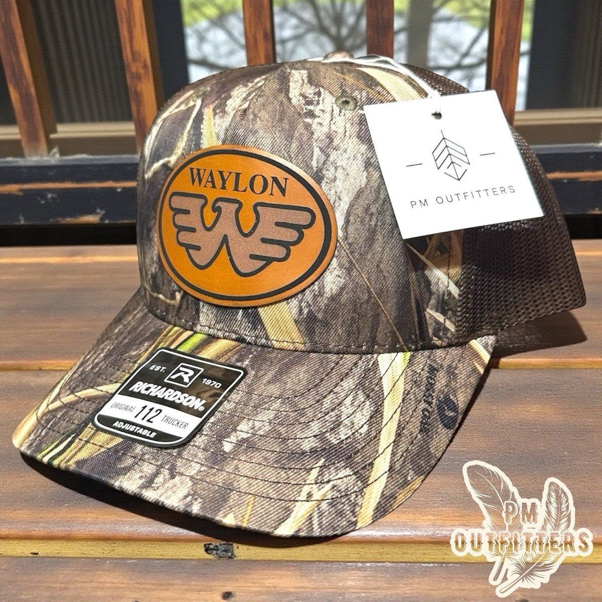 Waylon Jennings Custom Design Richardson 112 5-Panel Mossy Oak