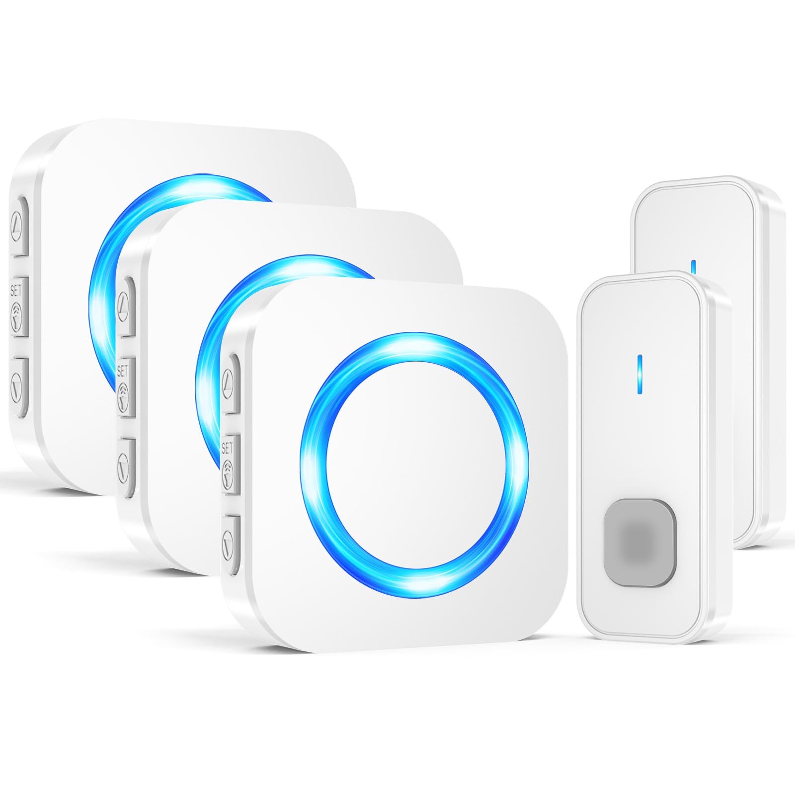 Wireless Waterproof Doorbell with 1300ft Range Easy Installation Loud Chime