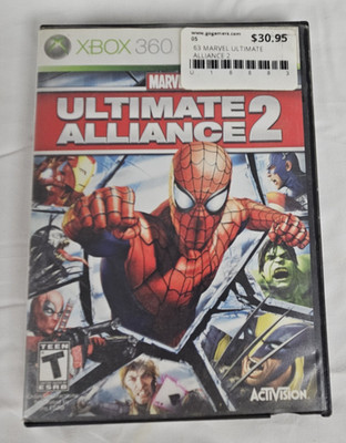 Marvel Ultimate Alliance 2 Microsoft Xbox 360 Game And Manual