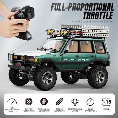 1:18 Discovery Ferngesteuertes Auto Full Scale 4wd Racing Style Lackierung Anhänger