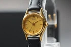 Vintage 1989 N MINT Seiko Galaxy 2Y01-0A10 Gold Quartz Womens Watch From JAPAN