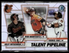 2020 Bowman #TP-BAL Ryan Mountcastle / Yusniel Diaz / Adley Rutschman 3302E