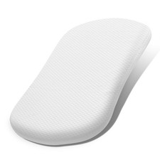 Lisara Baby Bassinet Mattress, 30 x 18 Dual Sided Gel Memory Foam Bassinet Ma...