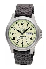 Lorus Gents Lumibrite Reloj Estilo Militar 37mm RXF41AX7