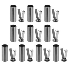 Shoe Lace Tips, 10 Pack Metal Alloy Shoelace Head, Light Bronze