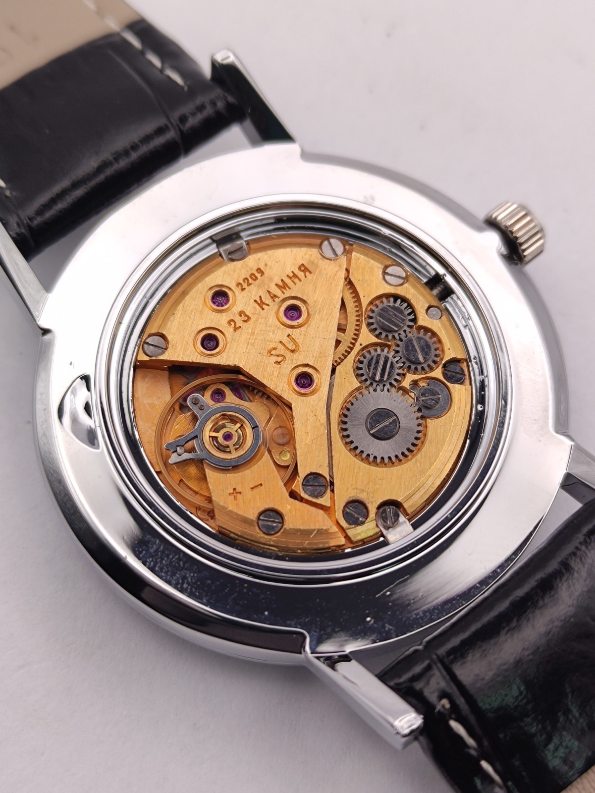 Poljot de Luxe Masonic Style Men's Watch  Slim 2209 Vintage Mechanical Soviet 