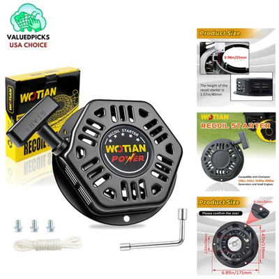 #ad #ad Compatible Recoil Pull Starter for Champion 196cc 212cc 224cc Engines 1.37 lbs $42.99