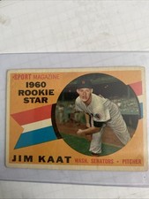 1960 topps jim kaat 136