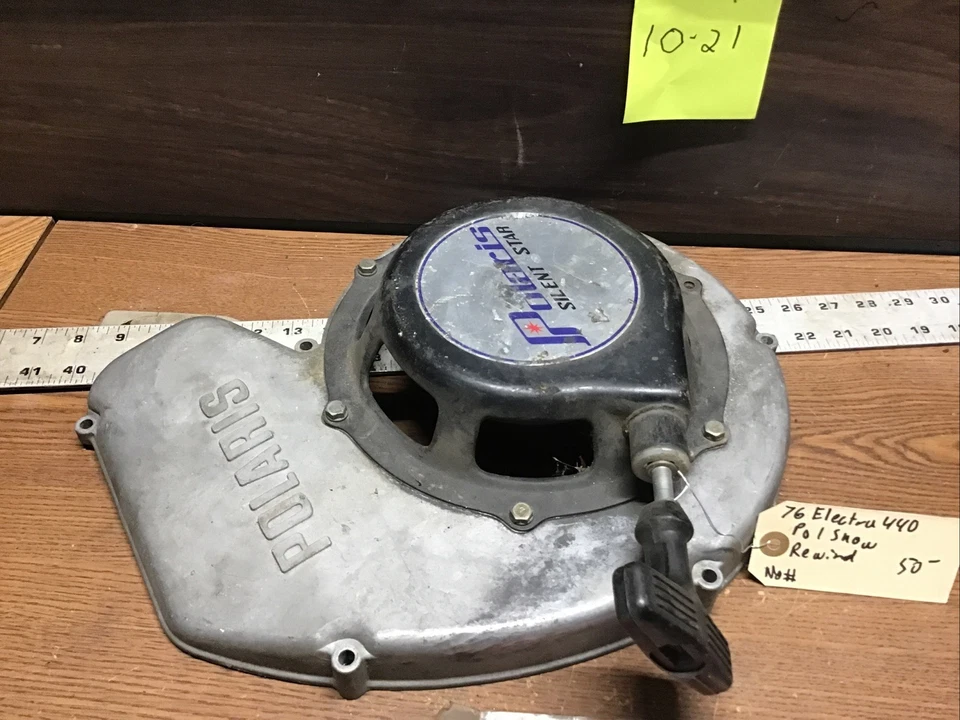 Parte de retroceso de arranque Rewind # Desconocido Polaris 1976 Electra 440 moto de nieve Foto 2 de 4