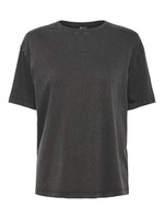 Pieces Washed Tee Noos Bc Damen T-Shirt, GrößE S, Grau, Baumwolle