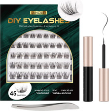 Individual Lashes 45 Clusters Lashes C Curl DIY Eyelash Extension Kit at Home fo