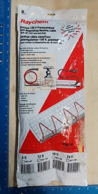 Raychem W51-12P Gardian 120V Preassembled Self-Regulating Heating Cable, 12FT