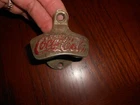 Vintage Coca Cola Star X  Bottle Opener Brown Co .N.News. VA Stamped #33 ON BACK