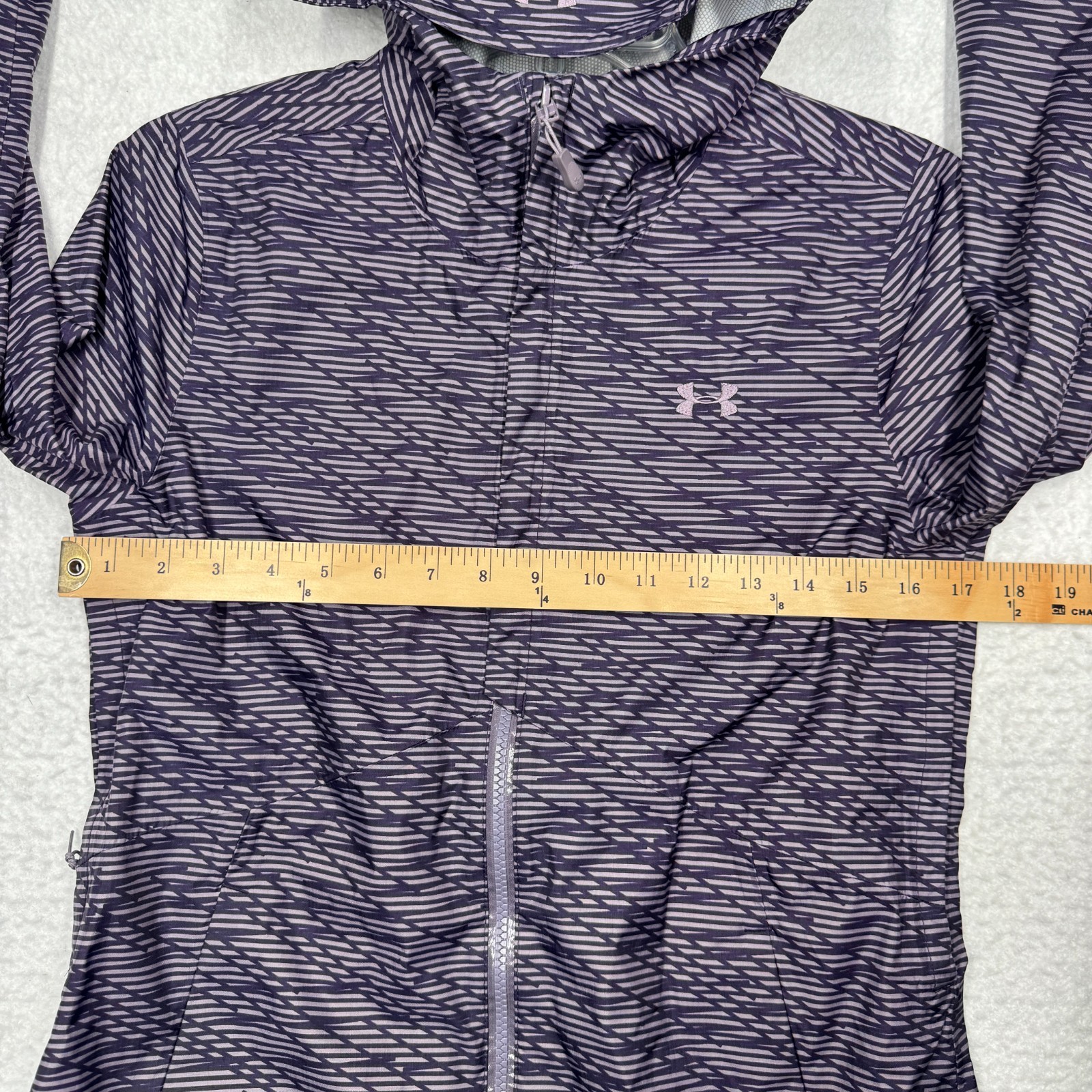Under Armour Storm Windbreaker Full Zip Jacket Purple Women's Size XS thumbnail 7
