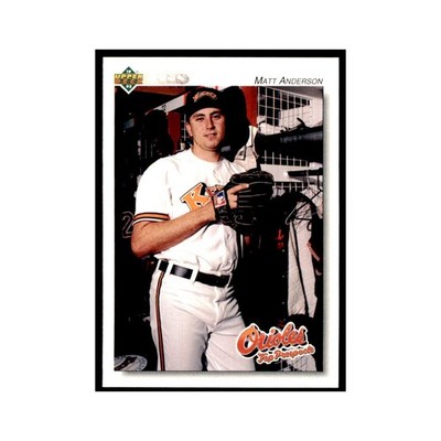 Matt Anderson 1992 Upper Deck Minor League #89 Baseball Cards Baseball Card NM