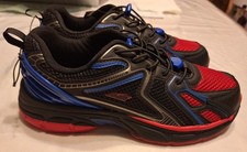 Avia Boys Sz 5 Sneakers Athletic Shoes Black Memory Foam NEW