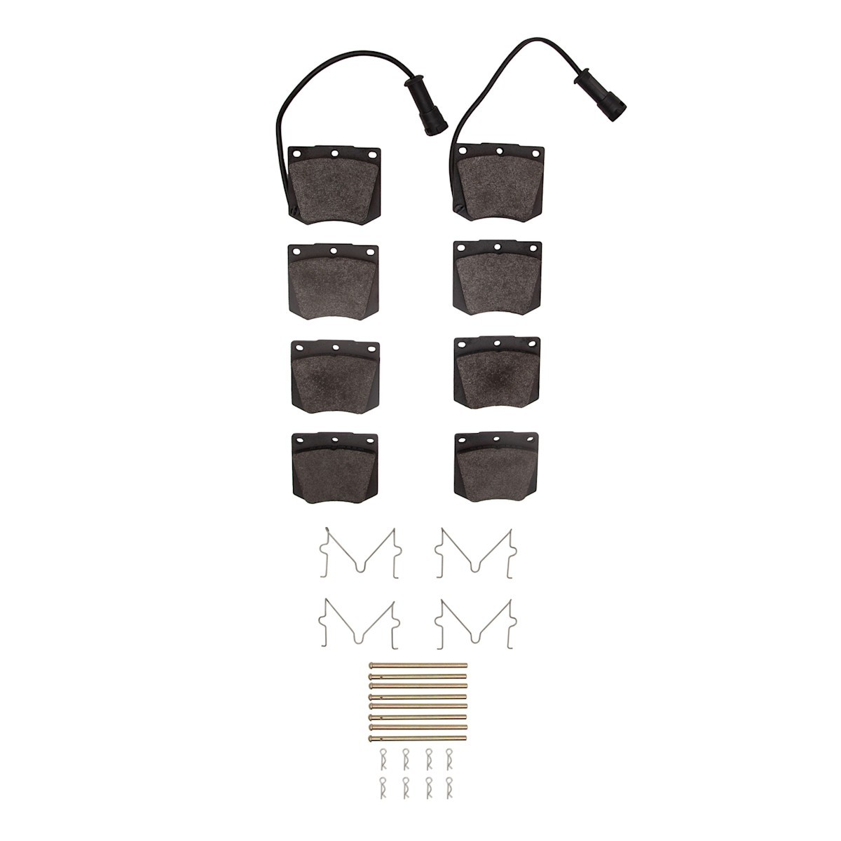 2551-1153-01 R1 Concepts 2-Wheel Set Brake Pad Sets Front for Bentley Azure