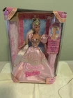 Vintage Mattel Barbie As Rapunzel Doll NRFB 1997 #17646 Long Hair Pink Dress