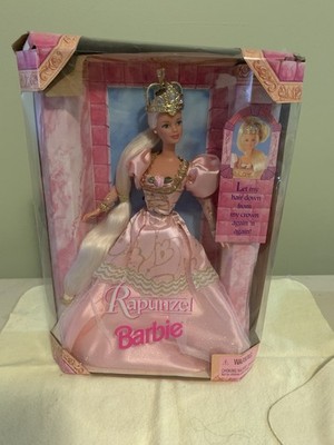 Vintage Mattel Barbie As Rapunzel Doll NRFB 1997 #17646 Long Hair