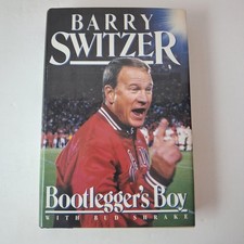 Vintage Bootlegger's Boy Barry Switzer Bud Shrake Morrow Red HC DJ 1990 USA