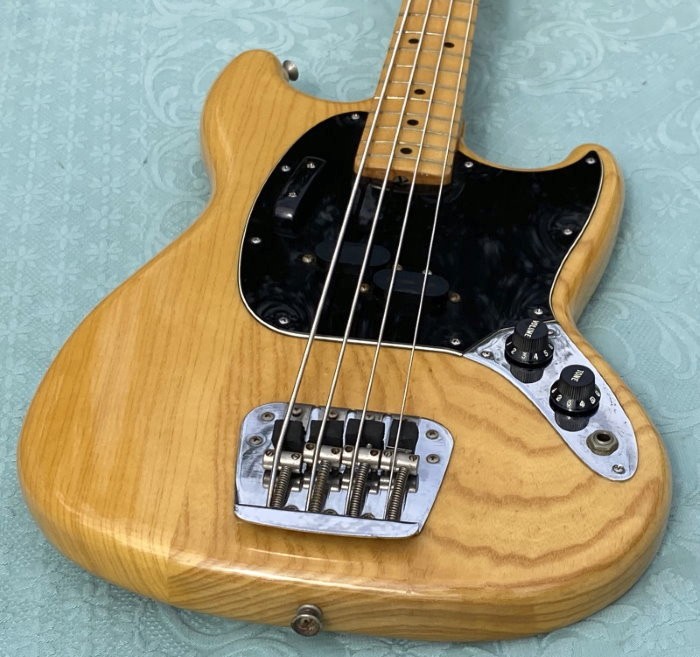 Fender Mustang Bass 1977 Natural
