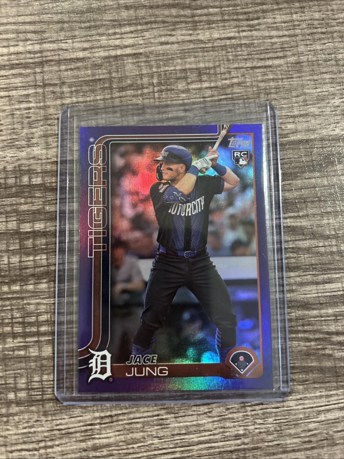 2025 Topps Series 1 - Jace Jung #80 Purple Rainbow /250 (RC)