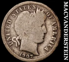 1907-O Barber Dime- Scarce Better Date No Reserve #i2383