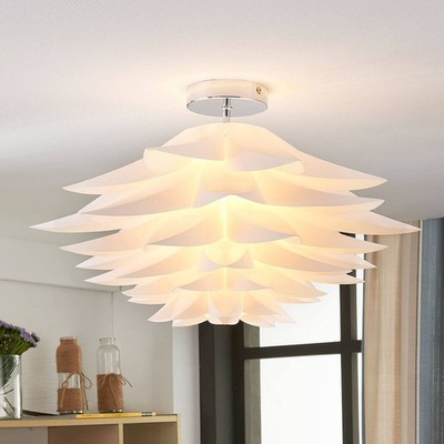 Lindby Deckenlampe 'Rimon' (Modern) in Weiß (1 flammig, E27) - Deckenleuchte, La