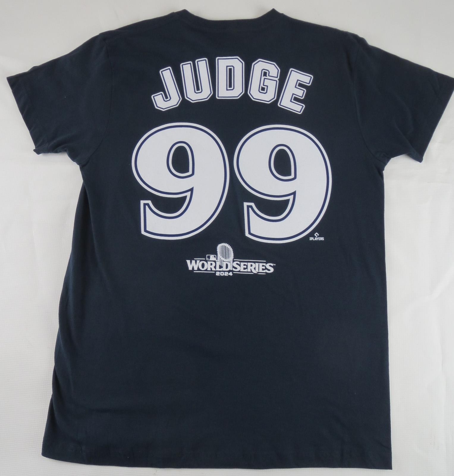 New York Yankees Aaron Judge #99 2024 World Series Fanatics T-Shirt Mens Large
