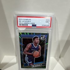 Panini Donruss Rated Rookie GG Jackson II #232 Holo Green Laser PSA 9