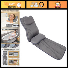 Extra Long Thick Full Body Bath Pillow with Lumbar Support - Luxury 4D Air Mesh